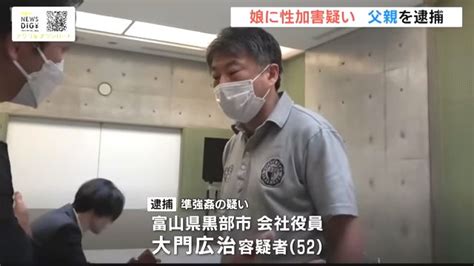 爆 サイ 黒部|富山 娘に性的暴行を繰り返した鬼畜父・大門広治（52）を逮 .